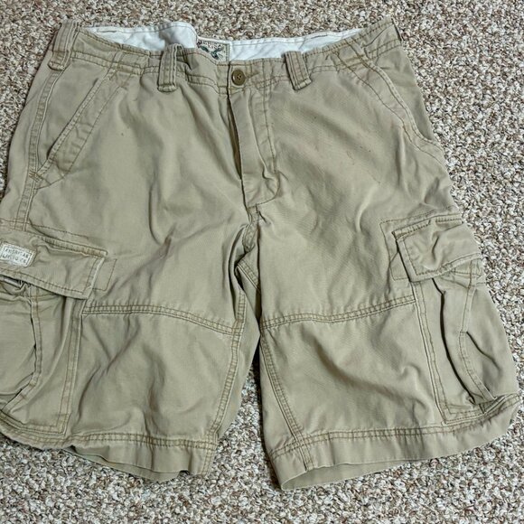 ~~Lot Of 3 Pairs Men's CARGO Shorts Waist 36": LEE/CLUB ROOM/AMERICAN LIVING - Picture 6 of 8